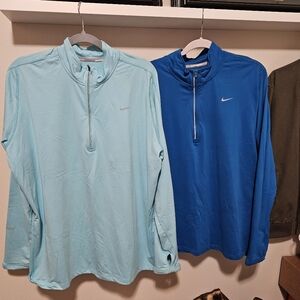 Nike Dri-FIT Blue Quarter-Zip Top